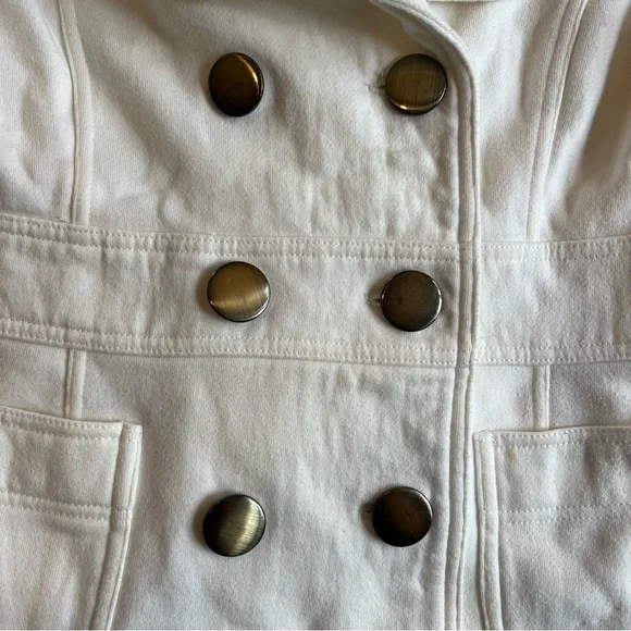 Cream sweatshirt jacket - Picture 5 of 7